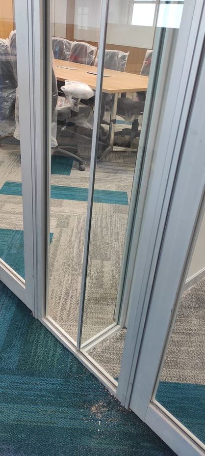Tech Mahindra Campus office glass partition project